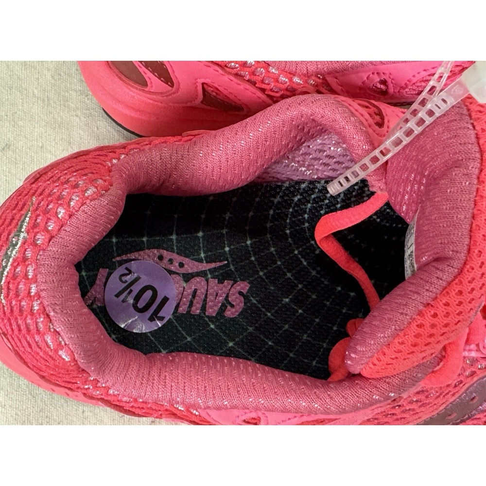 Saucony Grid‎ Azura 2000 Triple Neon Pink Rose S70774-4 Men sz 10.5 Unisex - Picture 9 of 16